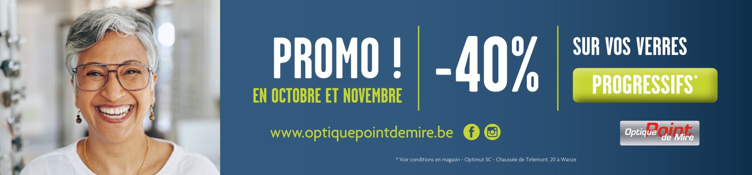 Promo sur vos verres progressifs !
